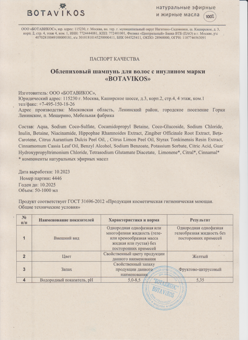 Паспорт №102023